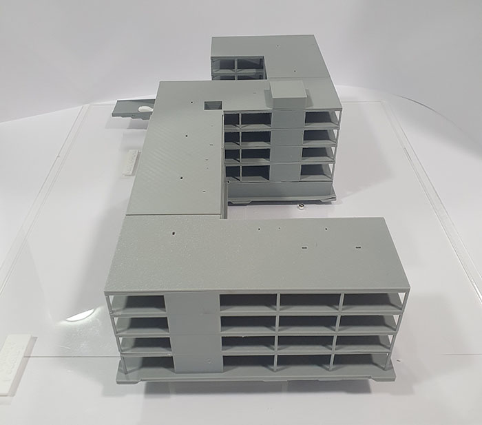 Hausarbeit eines Studenten, 3d-Modell